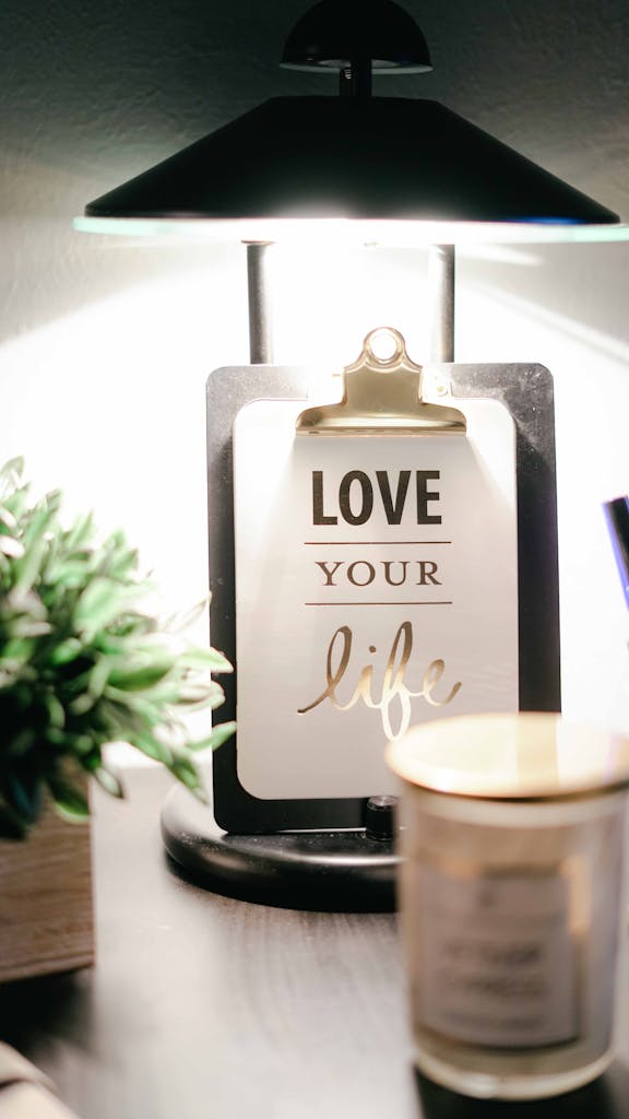 Love Your Life Clipboard Decor